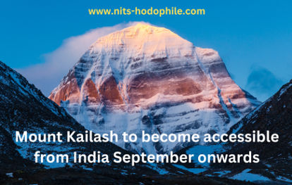 Mount Kailash Good news for high altitude trekker, Mt. Kailash viewpoint will be accessible by September